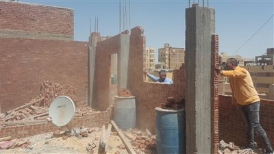 حملات لإزالة البناء المخالف بجنوب القاهرة خلال إجازة عيد الفطر