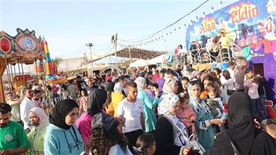 إقبال كبير على الملاهي والمتنزهات فى ثاني أيام العيد ببورسعيد (صور)