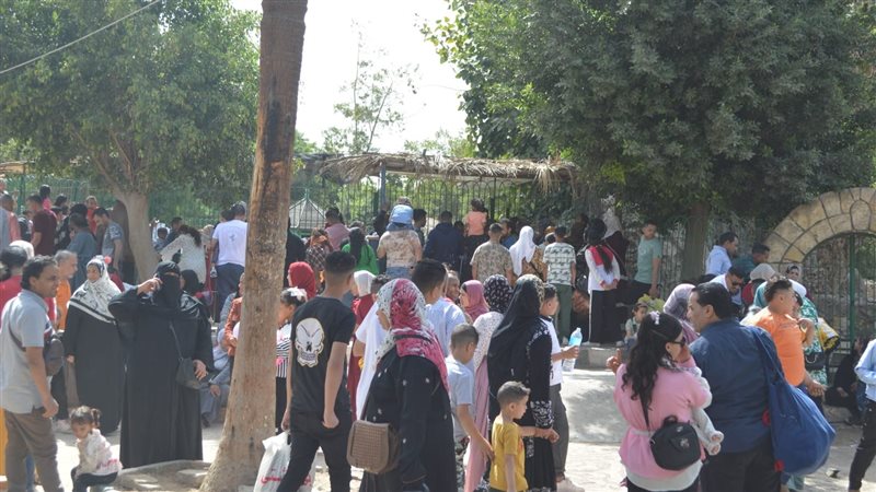 اقبال كثيف بحديقة