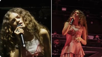 زيندايا تعود للغناء بعد 7 سنوات من الانقطاع (فيديو وصور)