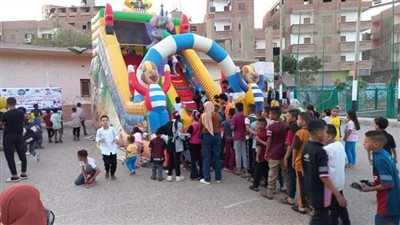 إقبال كثيف من مواطني أسيوط للاحتفال بعيد الفطر بمراكز الشباب