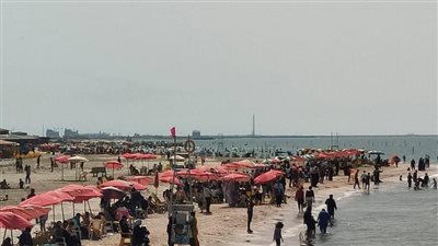 رأس البر تشهد إقبالا كبيرا من الزائرين خلال عيد الفطر (صور)