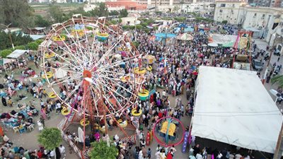  تزايد الإقبال علي  حديقة صنعاء بكفر الشيخ بثالث أيام عيد الفطر (فيديو)