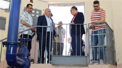 رئيس مياه الغربية يتفقد فرع الشركة بقطور خلال أجازة عيد الفطر المبارك 