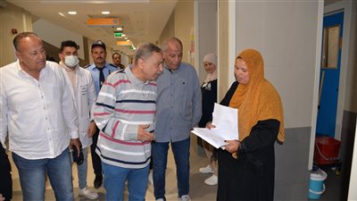 السكرتير العام المساعد لمحافظة الإسماعيلية في جولة تفقدية بمدينة القنطرة غرب