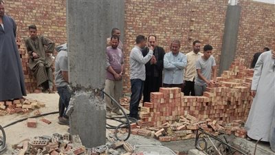 تنفيذ 15 حالة إزالة تعديات على أراض زراعية وأملاك دولة بأسيوط