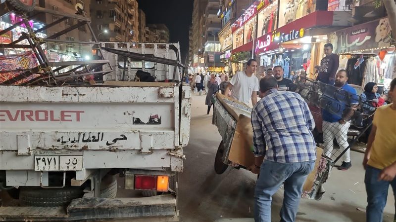 حملة اشغالات بالجيزة،