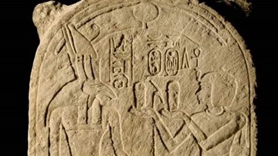 المتحف المصري بالتحرير يعرض لوحة الملك رمسيس الأول والتي عثر عليها في سيناء