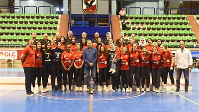 الأهلى، رسائل الخطيب للاعبات اليد بعد التتويج ببطولة الكأس