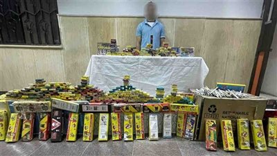 حبس 6 أشخاص بتهمة حيازة وترويج الألعاب النارية في البحيرة والمنيا 