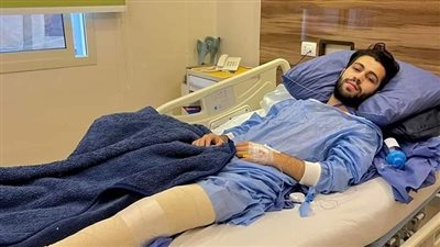 شادي رضوان لاعب شباب الأهلي يجري جراحة الرباط الصليبي