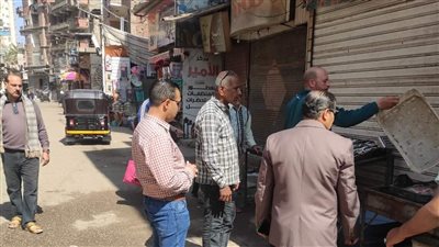 حملة مكبرة لرفع الإشغالات والتعديات بالطريق العام في بلقاس بالدقهلية