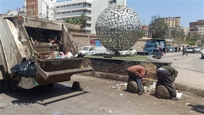 رفع 430 طن قمامة وأتربة ومخلفات صلبة في الدقهلية 