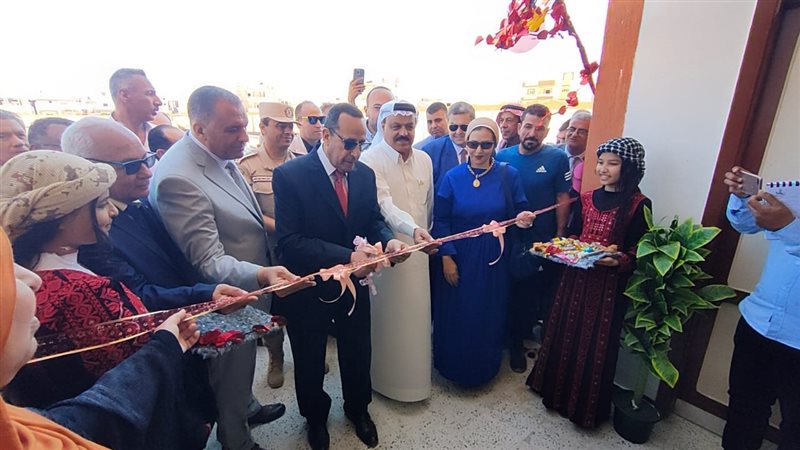 افتتاح مدرستين بالعريش