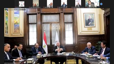 وزير الزراعة يجتمع بمديري المديريات الزراعية بالجمهورية لمتابعة حصاد القمح 