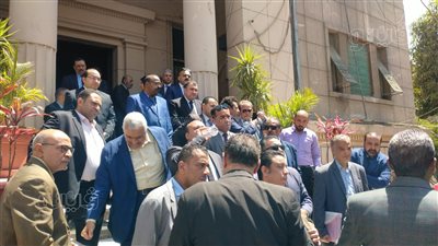 محامون ينظمون وقفة احتجاجية ضد التسجيل في منظومة الفاتورة الإلكترونية ( فيديو وصور) 