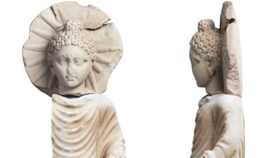 الكشف عن تمثال لبوذا من القرن الثاني الميلادي بالبحر الأحمر