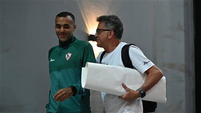 حافلة الزمالك تصل إلى استاد القاهرة لمواجهة سيراميكا كليوباترا (صور)