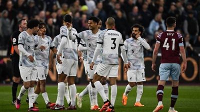 ليفربول ينتزع فوزا صعبا من وست هام 2-1 في الدوري الإنجليزي بمشاركة صلاح 