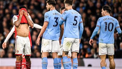 مانشستر سيتي يواصل تقدمه على آرسنال 3-0 بعد مرور 75 دقيقة (صور)