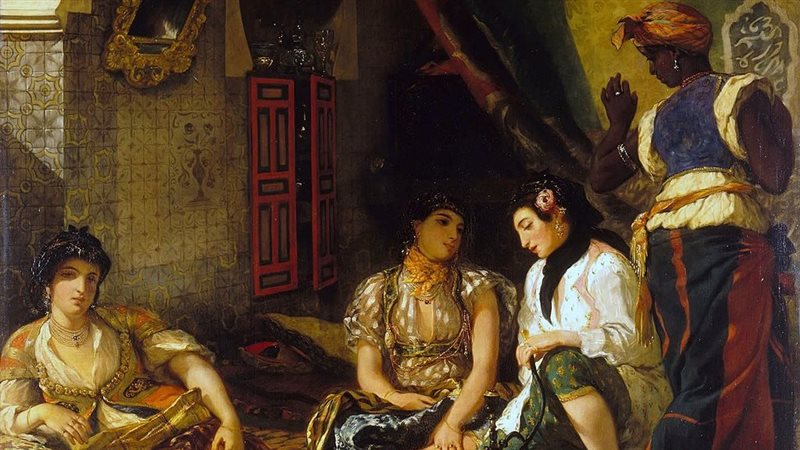 لوحة نساء جزائريات،