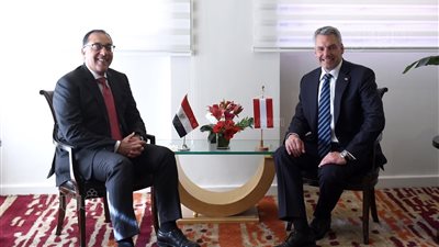 رئيس الوزراء: فرص متنوعة للتعاون بين مصر والنمسا فى مجالات الهيدروجين الأخضر