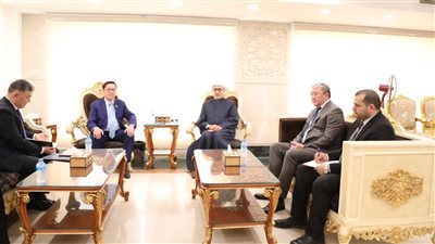 أمين البحوث الإسلامية يلتقي سفير كازاختسان ويبحثان التعاون العلمي والثقافي