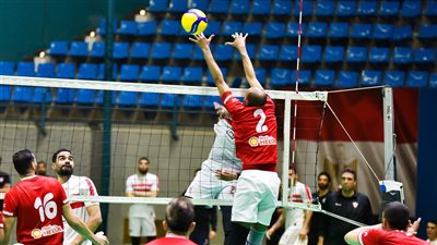 فوز الزمالك على الأهلي في أول لقاءات نهائي كأس مصر للكرة الطائرة