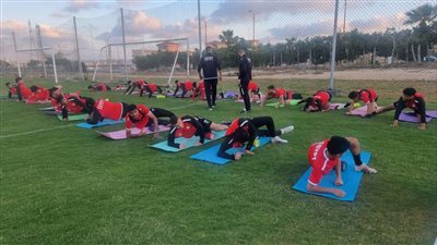 المنتخب الأوليمبي يخوض مرانه الأول بمعسكر الإسكندرية (صور)