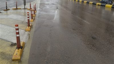 هطول أمطار خفيفة على مناطق شرق وغرب الإسكندرية (صور)