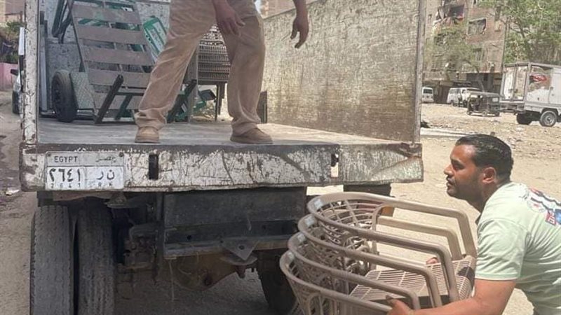 حملة اشغالات بالجيزة؛