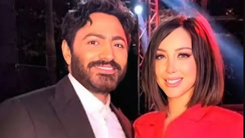 تامر حسني وبسمة،