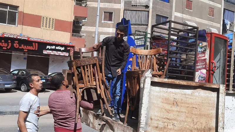 حملة اشغالات بالجيزة؛فيتو