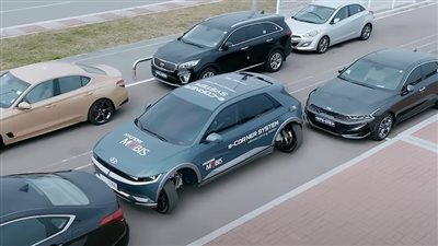 هيونداي تسمح لأيونيك 5 أن تلف عجلاتها وتسير بالعرض