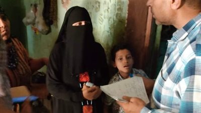 مساعدات عاجلة للمتضررين من انفجار خط الطرد بمدينة الفيوم