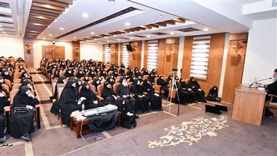 تفاصيل لقاء البابا تواضروس والأنبا ماركوس ووفد رهبات دير الشهيدة دميانة