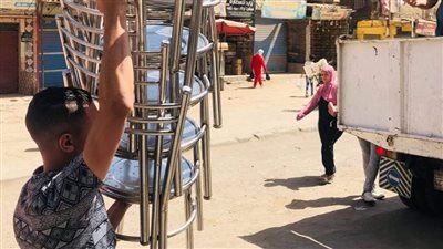 تحرير محاضر إتلاف أسفلت ورفع التعديات فى حملات بحى العجوزة (صور)