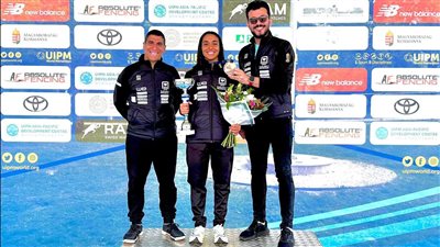 الخماسي الحديث، وزير الرياضة يهنئ سلمى عبد المقصود لتتويجها ببرونزية كأس العالم