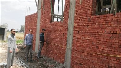 مراجعة وفحص تراخيص البناء بقرى مركز نبروه بالدقهلية