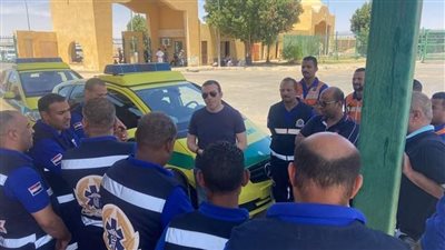 رئيس هيئة الإسعاف يتفقد معبري أرقين وقسطل للإشراف على الإخلاء الطبي للسودانيين