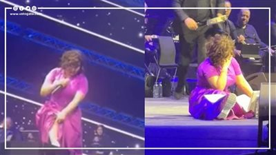 من أم كلثوم لشيرين عبد الوهاب.. فنانون تعرضوا للسقوط على المسرح (فيديوجراف)