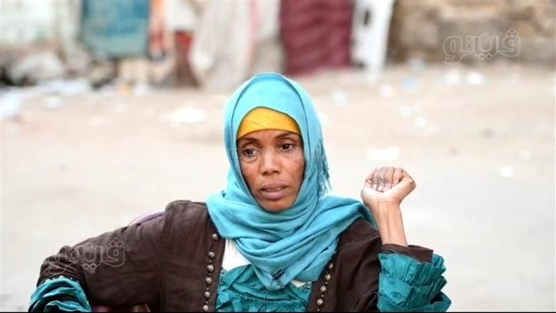إحدى اللاجئات السودانيات،