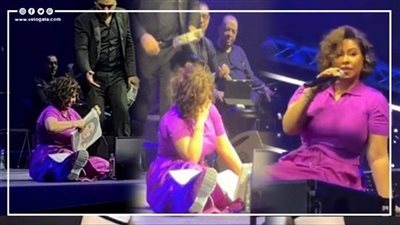 شيرين تطمئن جمهورها بعد سقوطها على المسرح: أنا بخير وعالجوني على يد دكتور رونالدو 