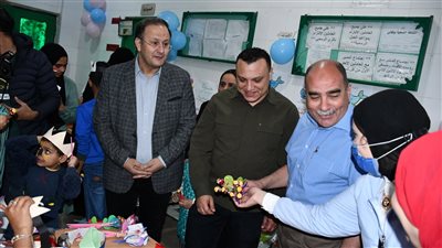 قافلة جامعة المنصورة (جسور التنمية 19) لخدمة أهالي قرية الشوامي 