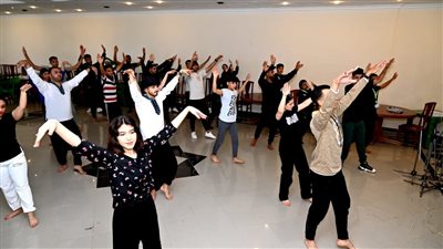 استعدادات وتجهيزات فريق الفنون الشعبية بالدقهلية للمشاركة في أولمبياد مطروح