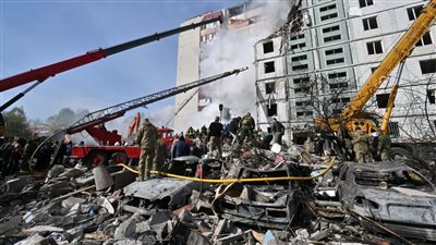 إطلاق صافرات الإنذار في العاصمة كييف بسبب غارات روسية 