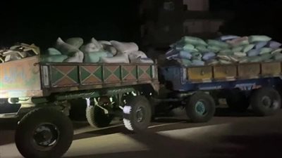 ضبط 30 طن قمح محلي بحوزة مدير مصنع أعلاف بالغربية 