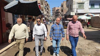 حملة مكبرة لرفع الإشغالات بشوارع وميادين بلقاس في الدقهلية (صور)