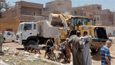 إزالة 15 حالة تعدي على الأراضي الزراعية في الموجة الـ 21 بمحافظة الأقصر