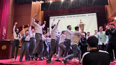 المسابقة النهائية لريادة الأعمال مايلستون بجامعة المنصورة للسنة الخامسة